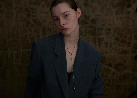 Collier Géométrique – Finition Or Véritable