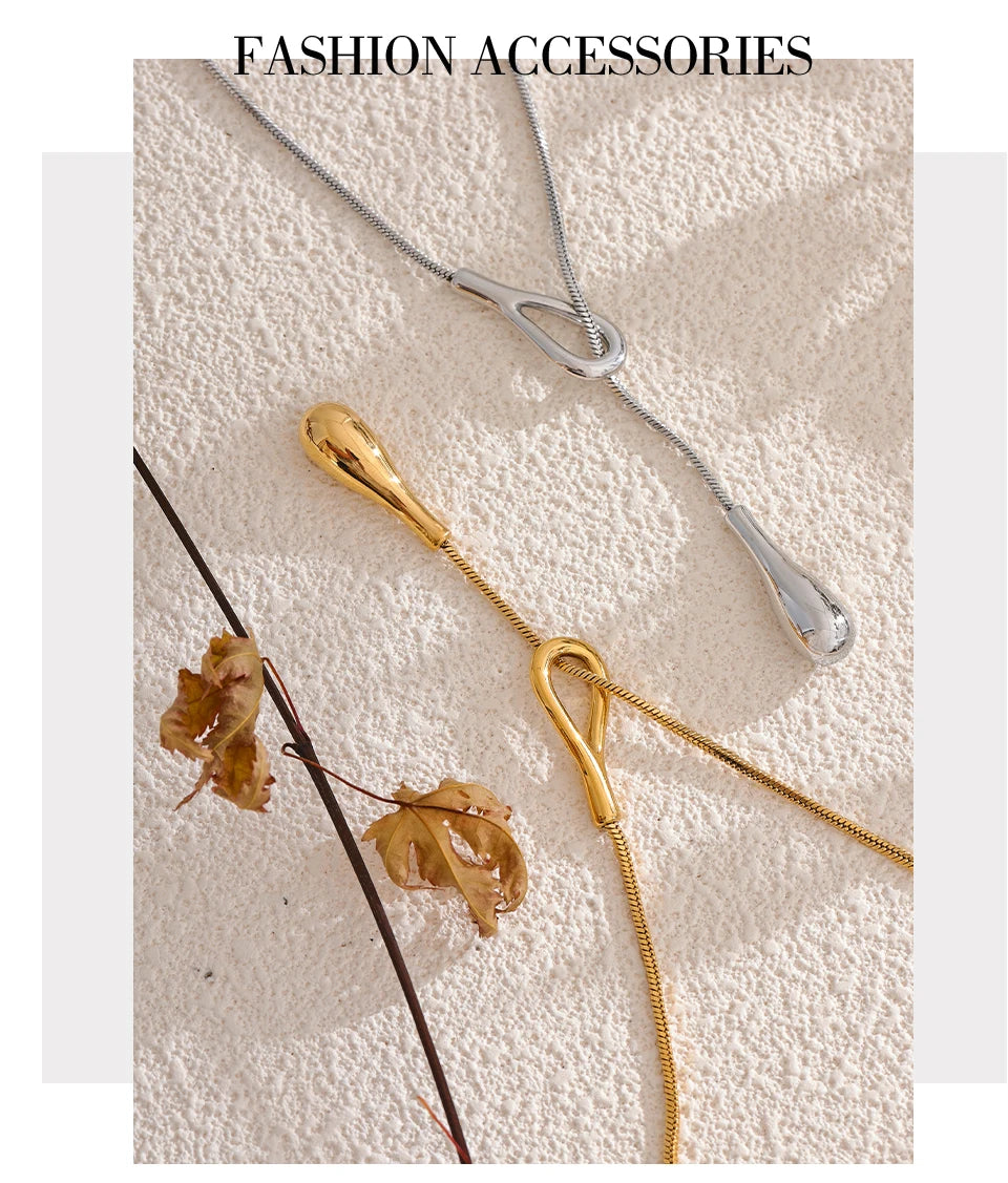 Collier Géométrique – Finition Or Véritable