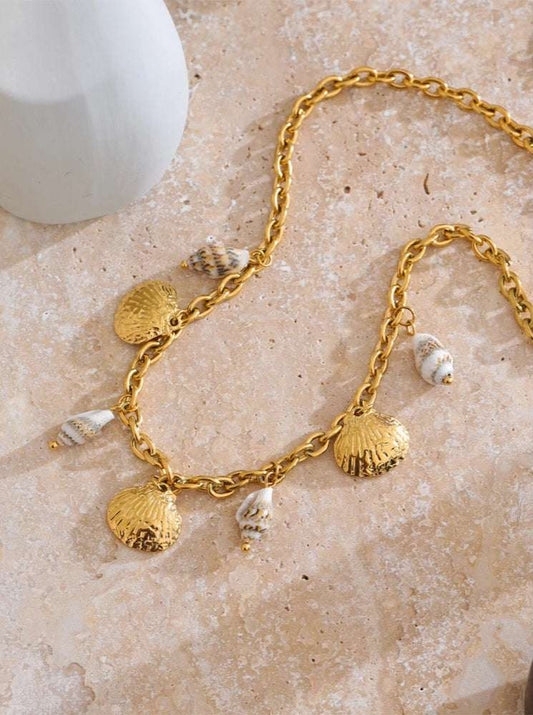 Collier Pendentif en Coquillage Naturel