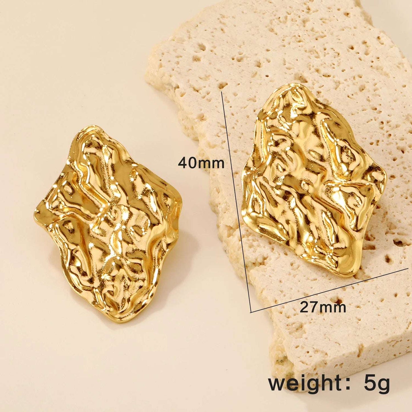 Boucles d'Oreilles en Acier Inoxydable - Élégance Moderne pour Femme