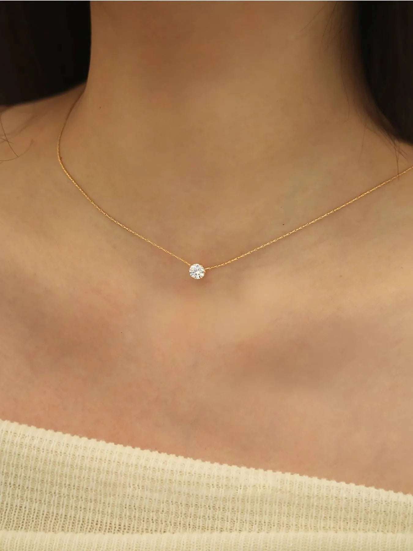 Collier en Acier Inoxydable avec Chaîne à Maillons