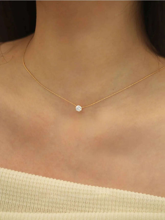 Collier en Acier Inoxydable avec Chaîne à Maillons