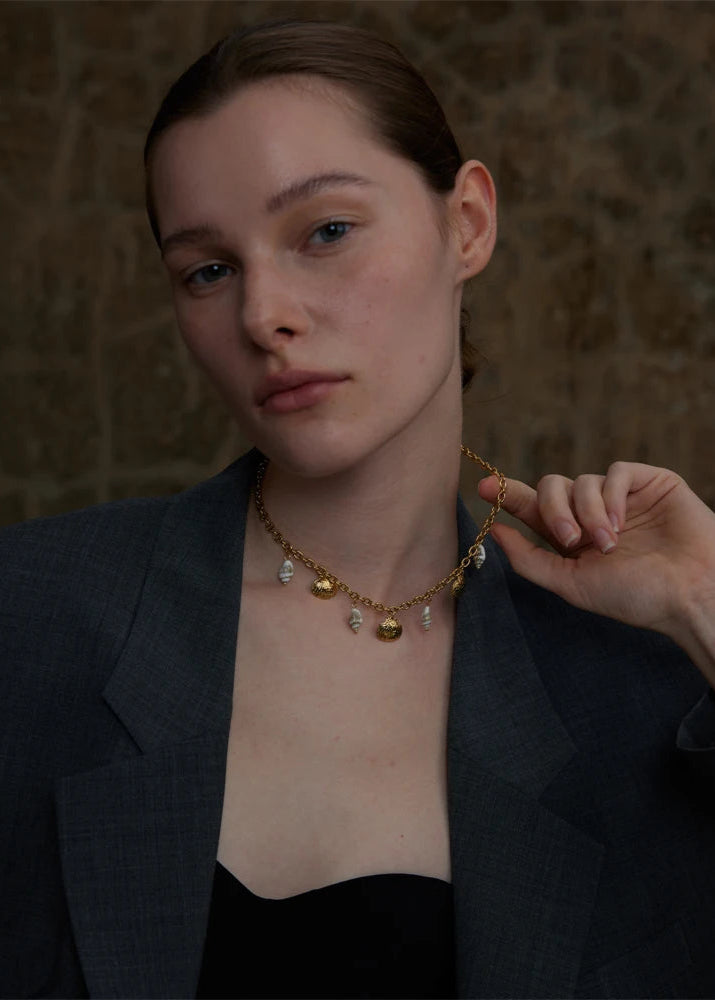 Collier Pendentif en Coquillage Naturel