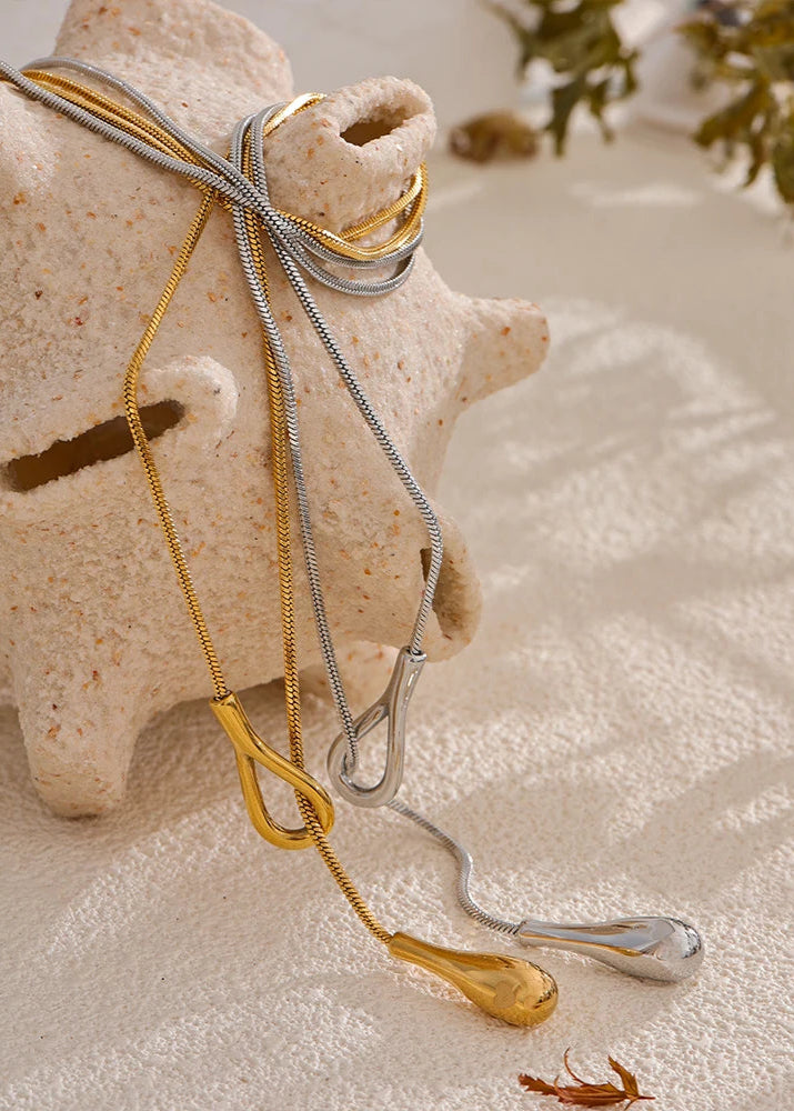 Collier Géométrique – Finition Or Véritable