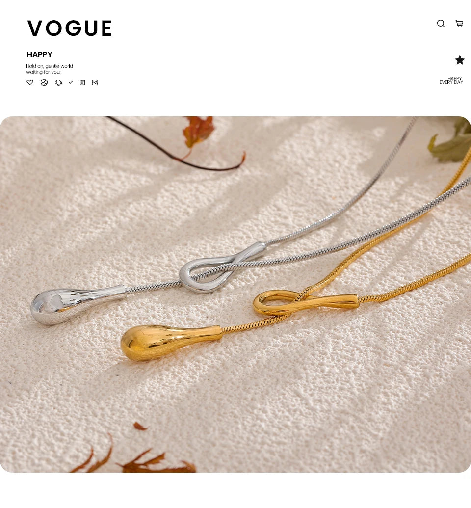 Collier Géométrique – Finition Or Véritable