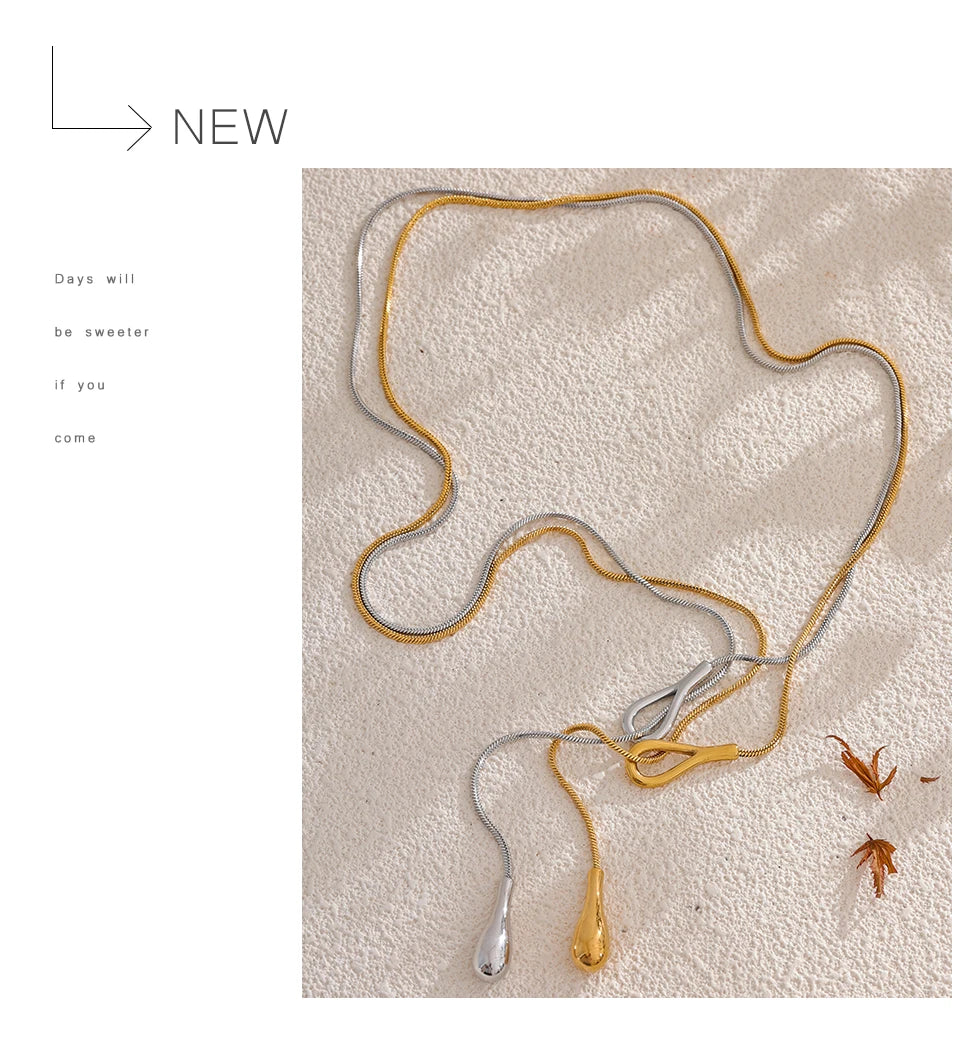 Collier Géométrique – Finition Or Véritable