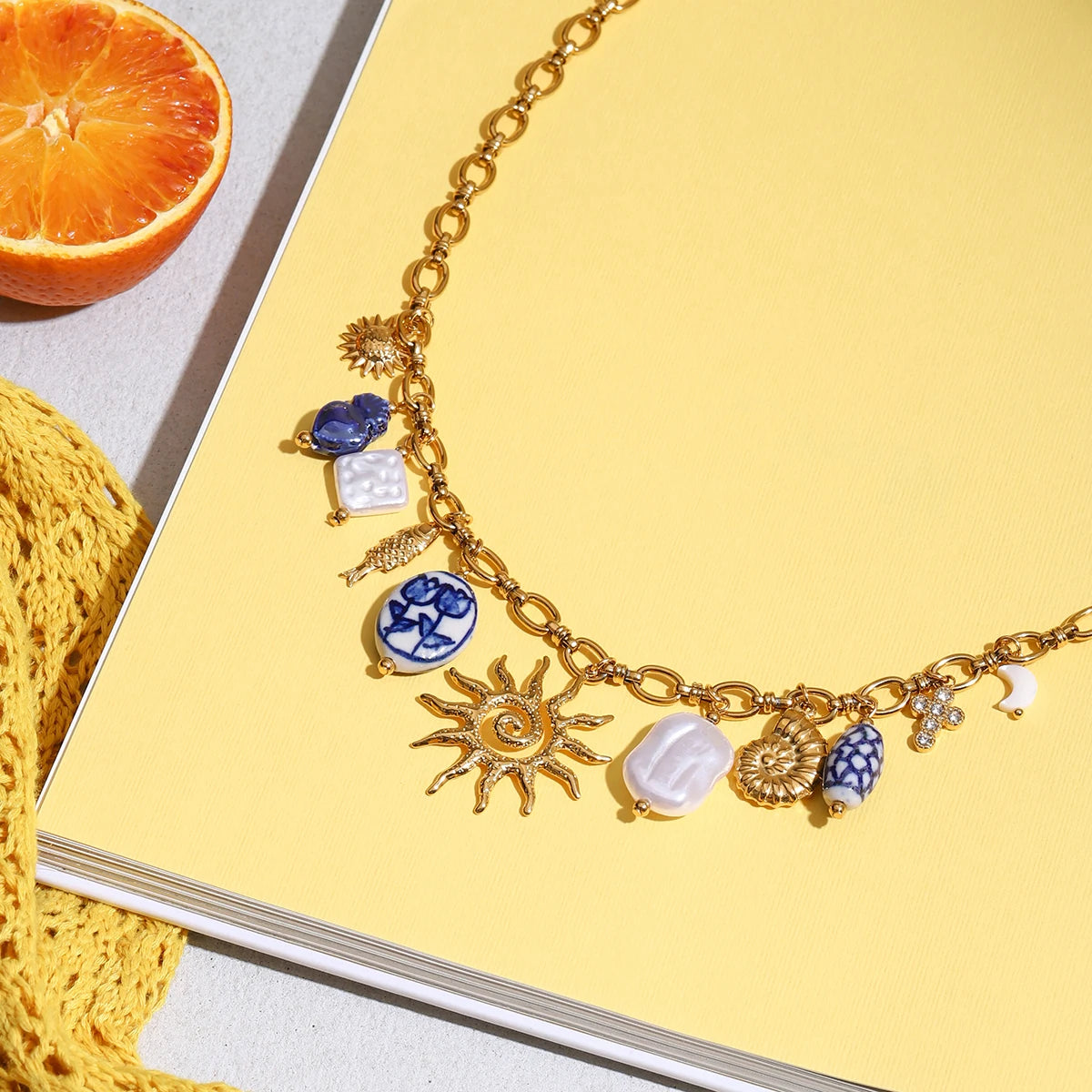 Collier Géométrique Doré – Élégance Moderne & Finition Luxe